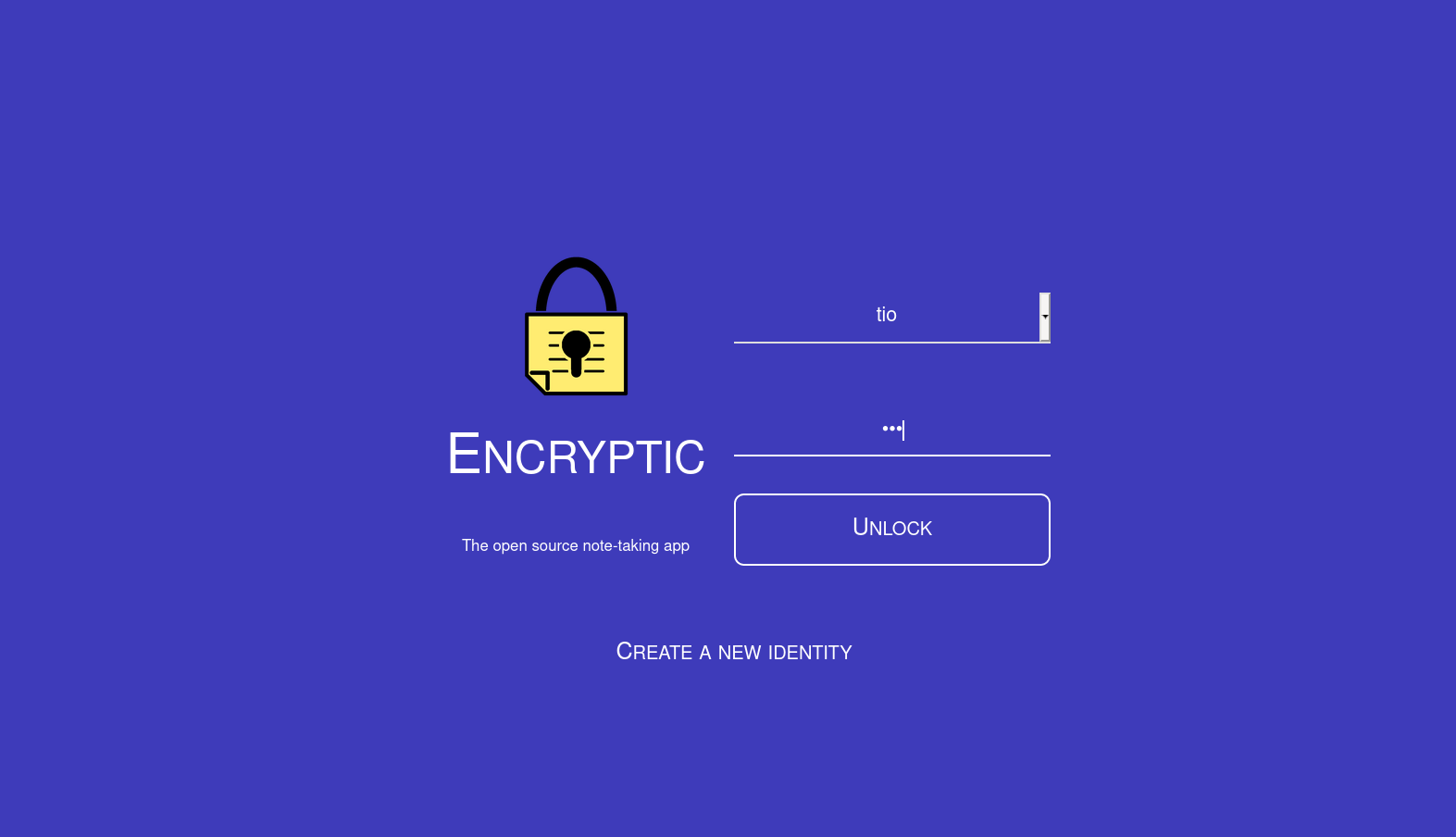 Screenshot of Encryptic