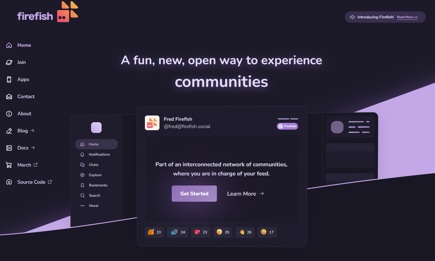 Screenshot di Firefish