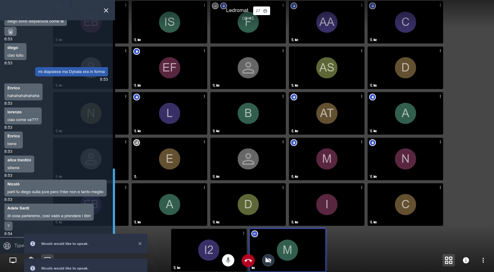 Screenshot di Jitsi Meet