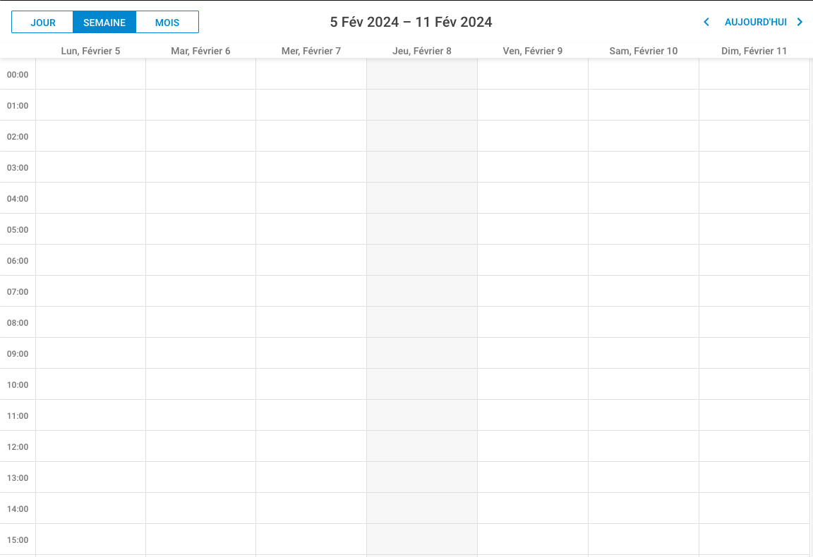 Open Web Calendar(r)en pantaila-argazkia