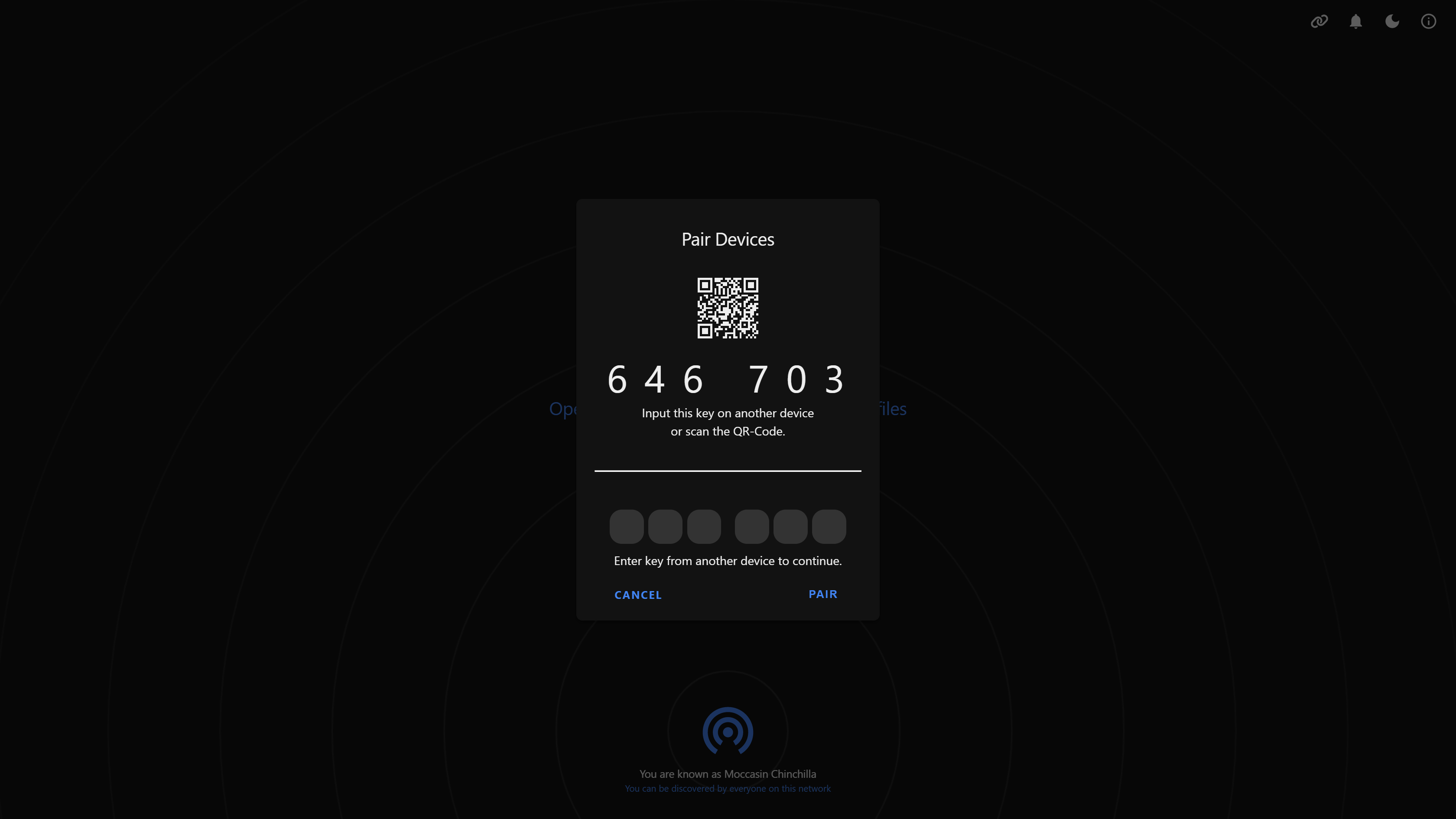 PairDrop 的截图