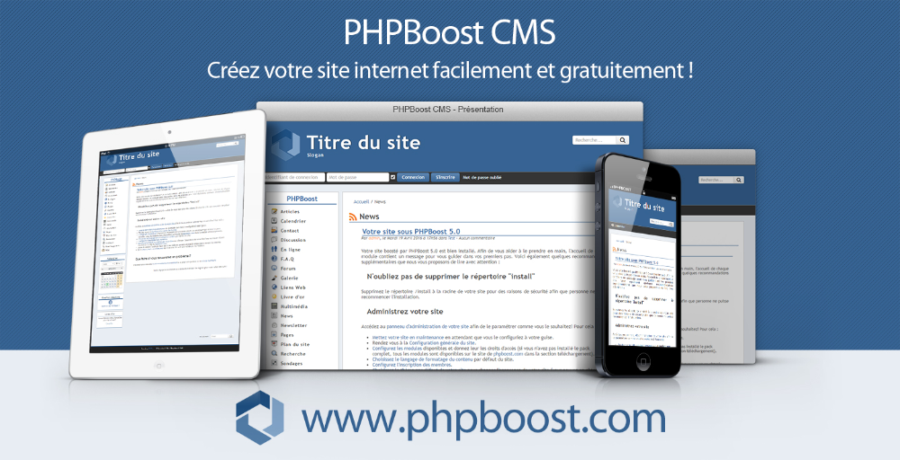 Captura de PHPBoost