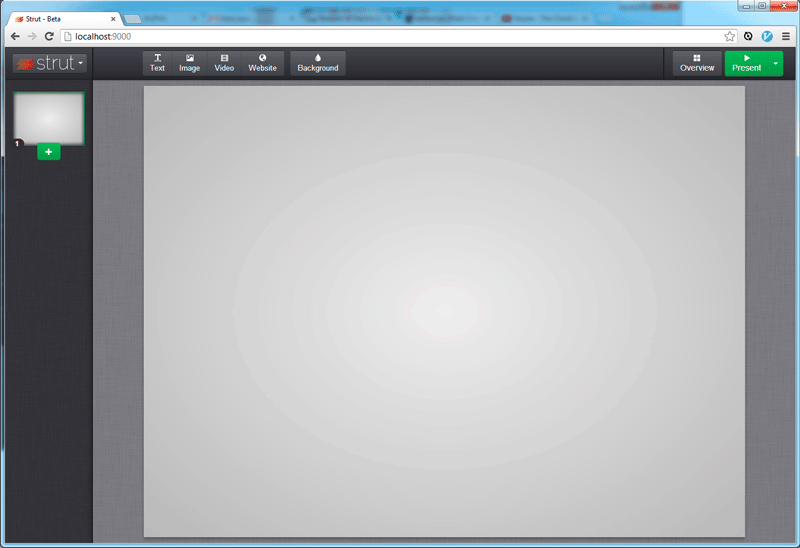 Screenshot di Strut